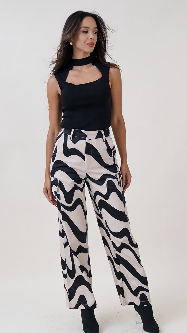 Hermoine Abstract Pants