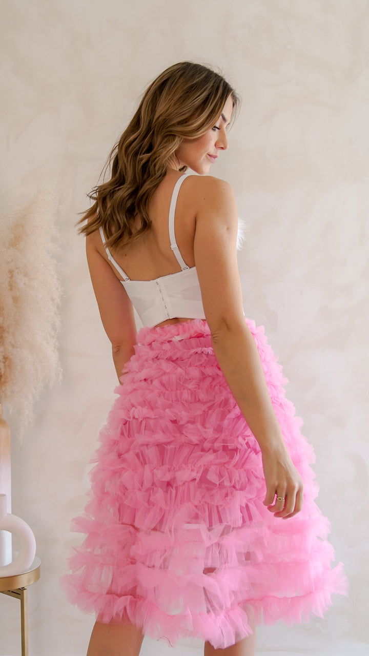 pink tulle skirt - Steps New York