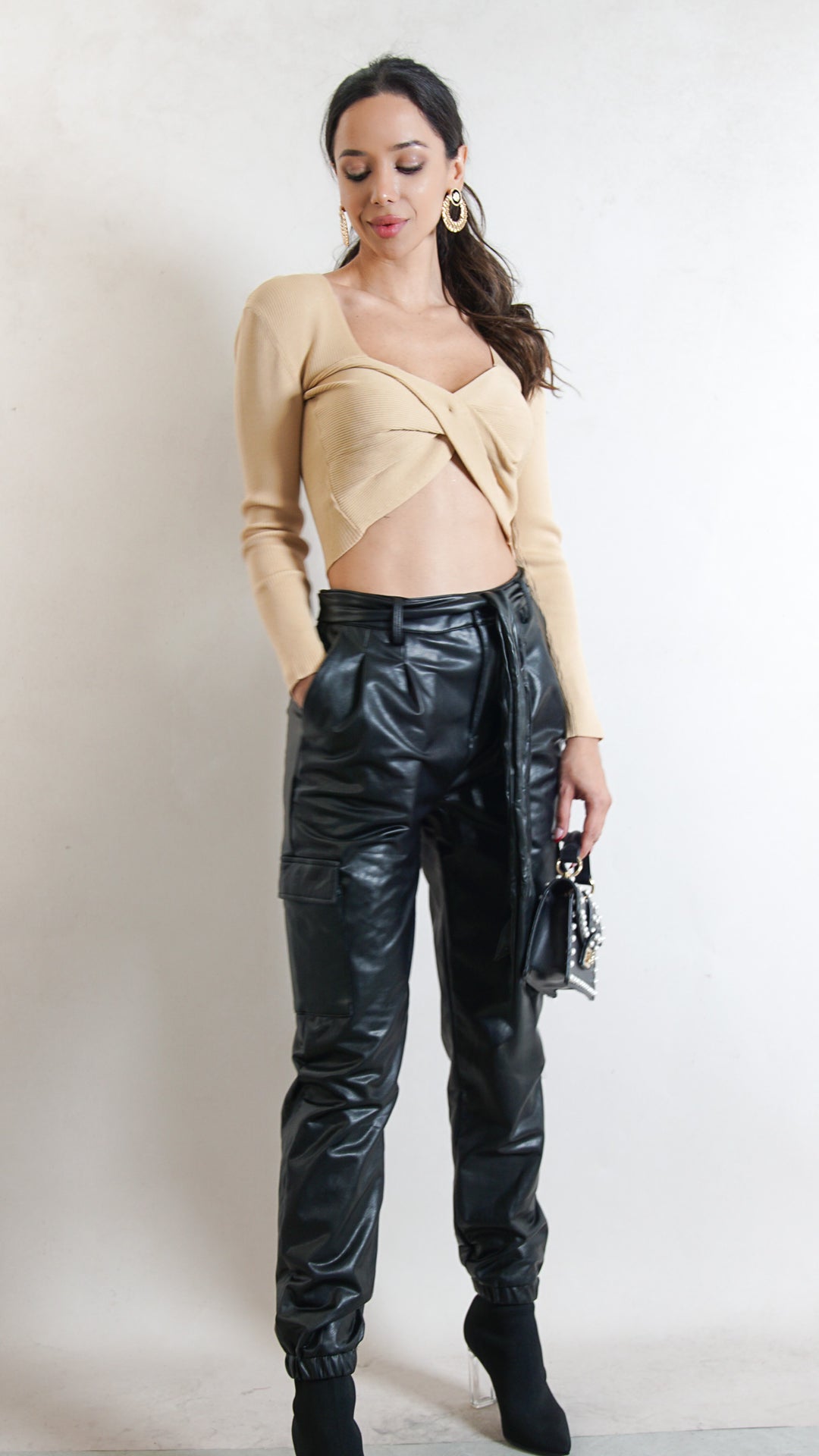Kimberly Faux Leather Pants