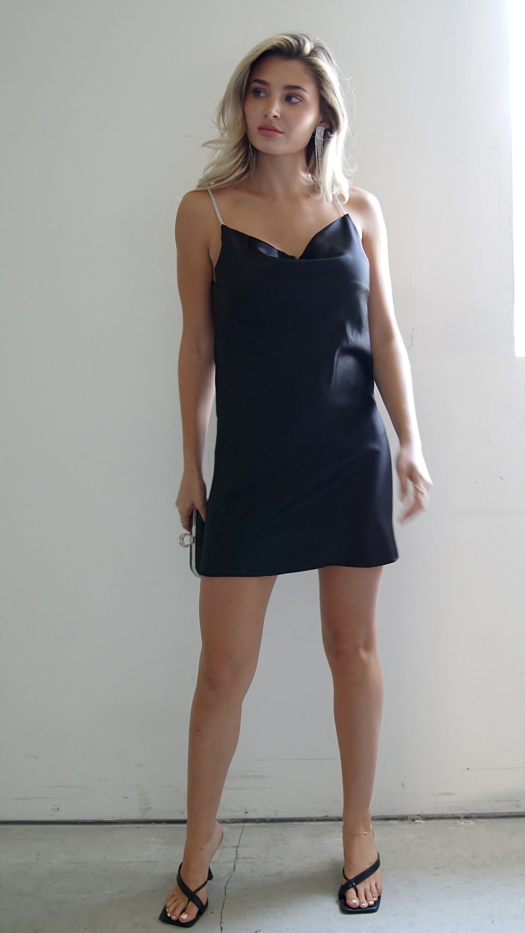 Delaila Mini Satin Dress - Steps New York