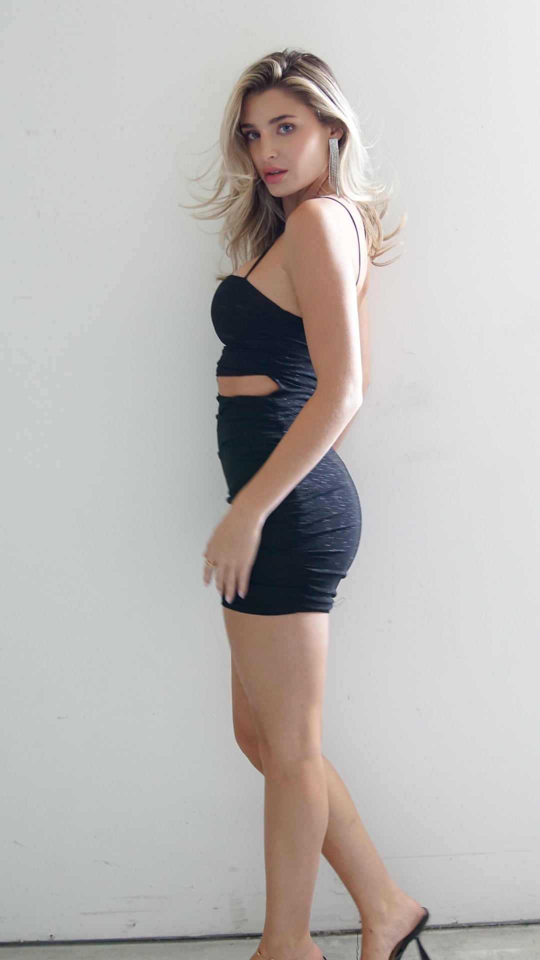 Eliana Mini Midriff Cut Dress - Steps New York