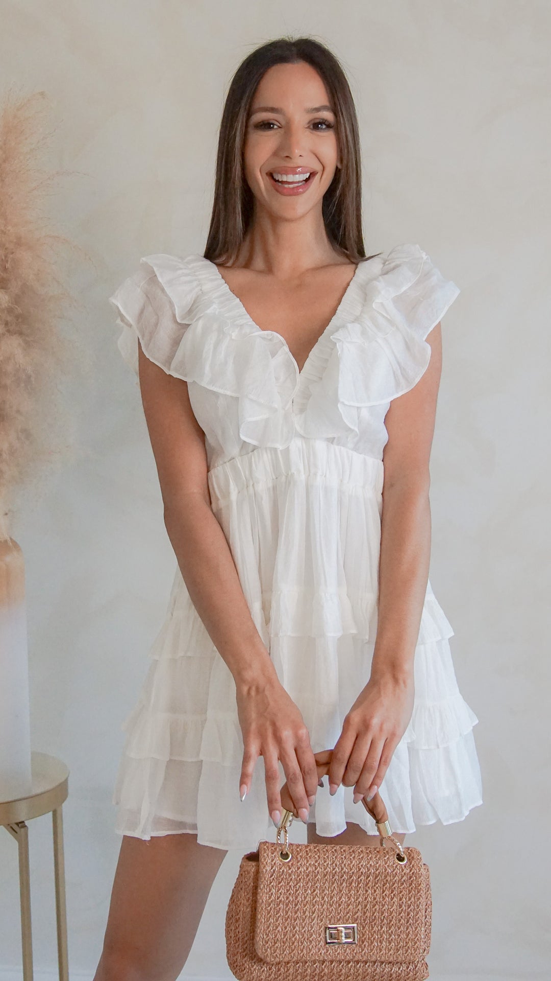Melissa Ruffle Mini Dress*ready* - Steps New York