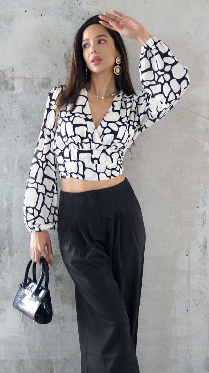 Haven Abstract Longsleeve Top