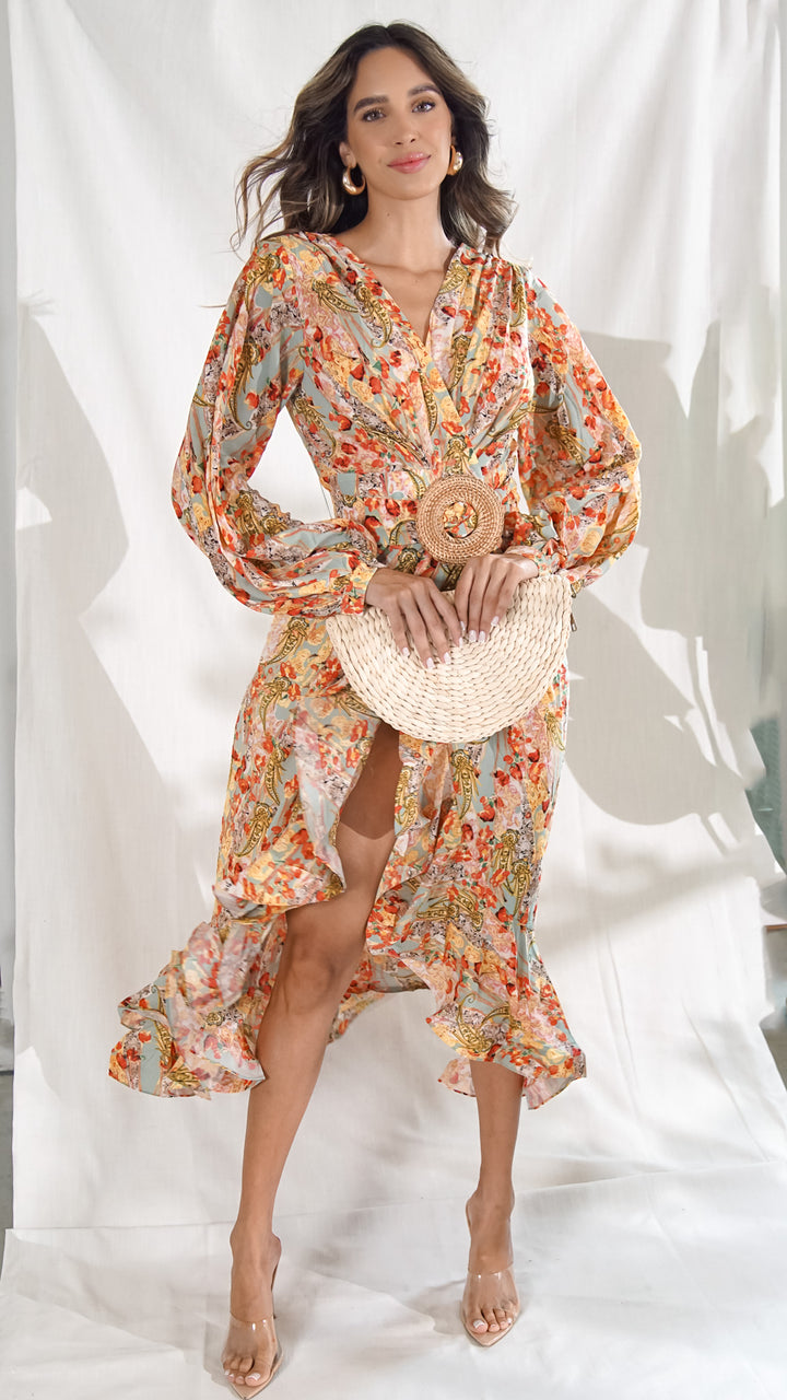 Yanice Maxi Floral Dress - Steps New York