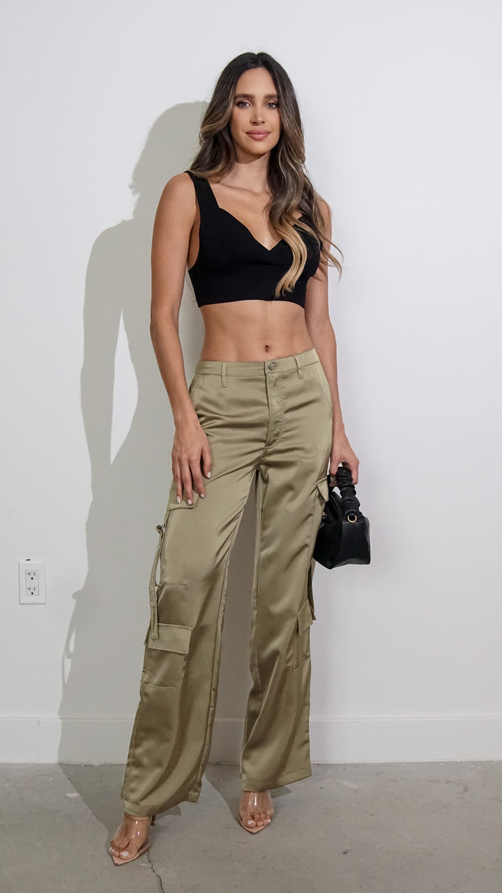 Andi Cargo Pants in Olive