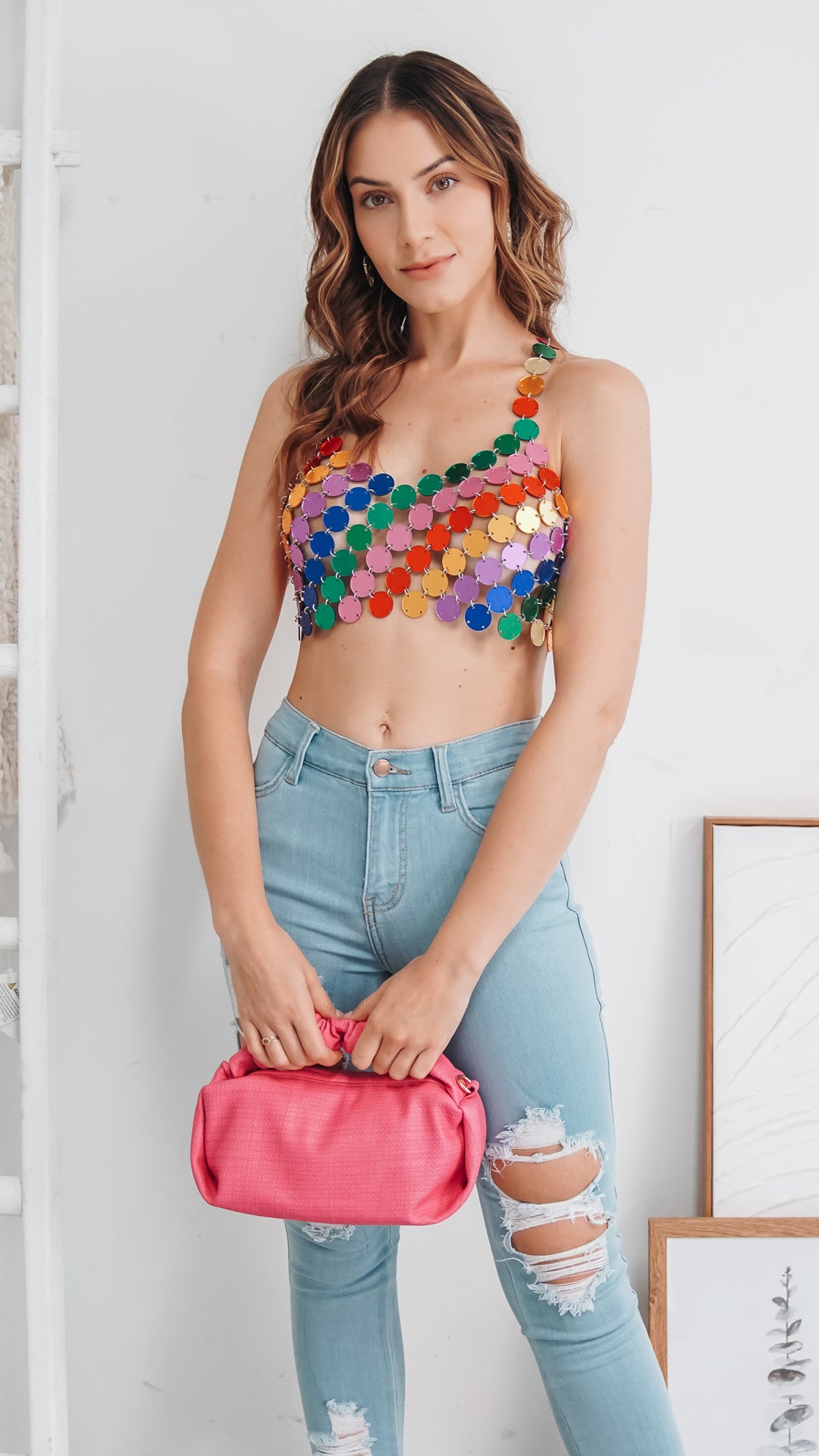 Myla Sequins Multicolor Top - Steps New York
