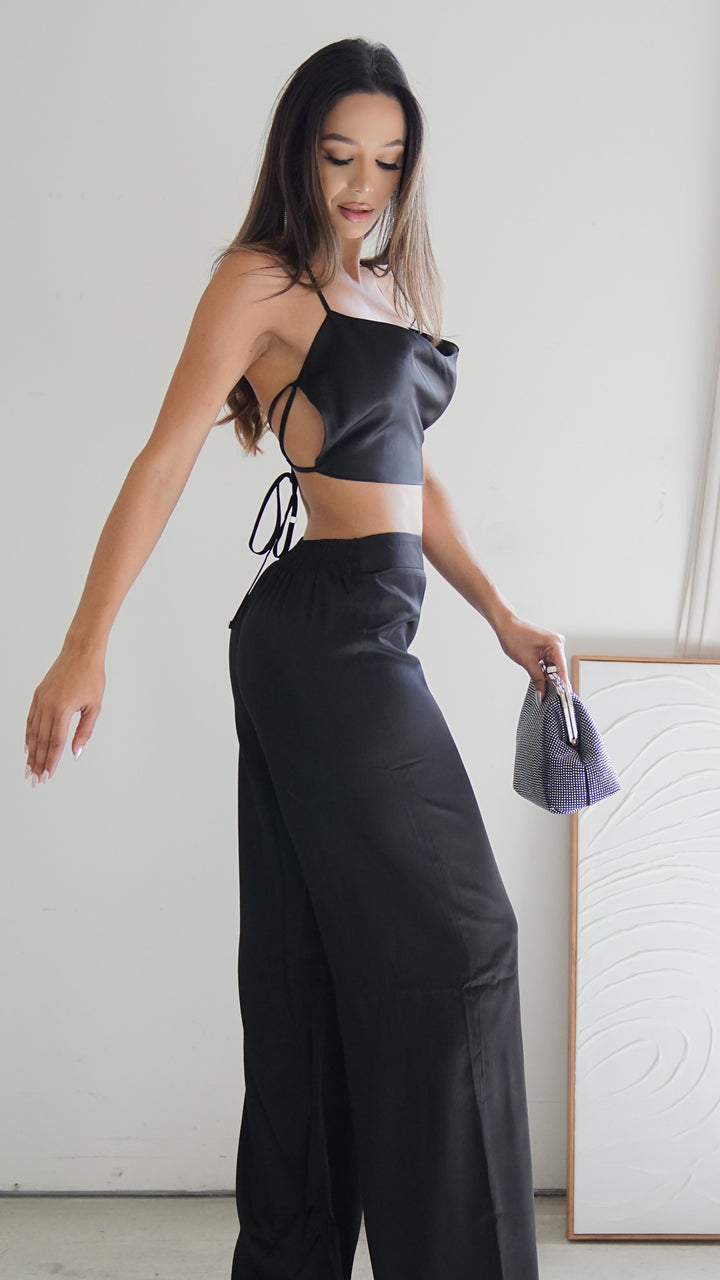 Chance Two Piece Set in Black - Steps New York