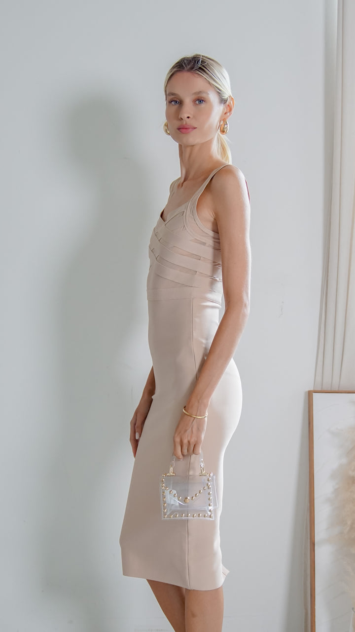 Yvette Maxi Satin Dress - Steps New York