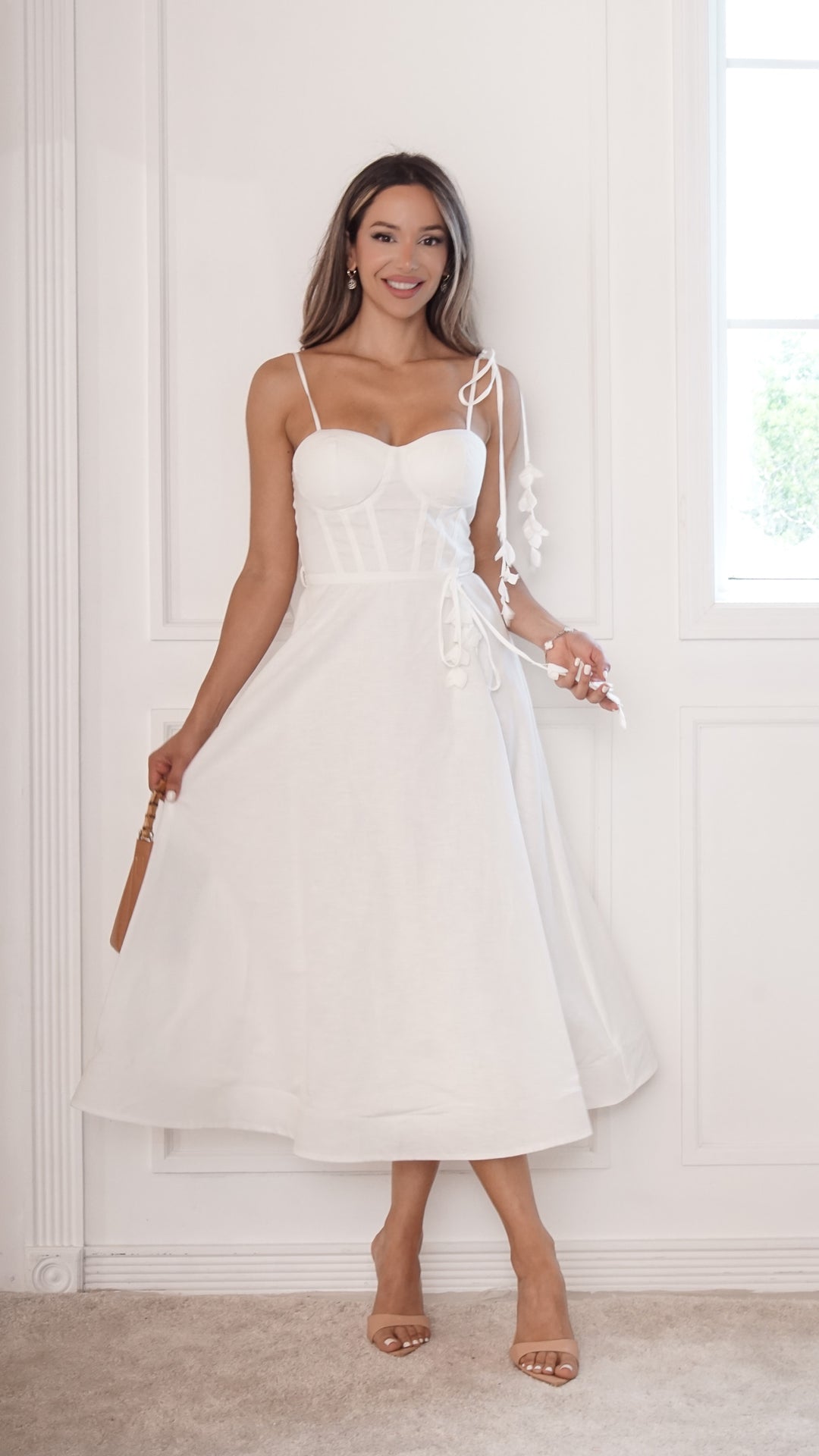 front view image 1 of Caren Midi Dress