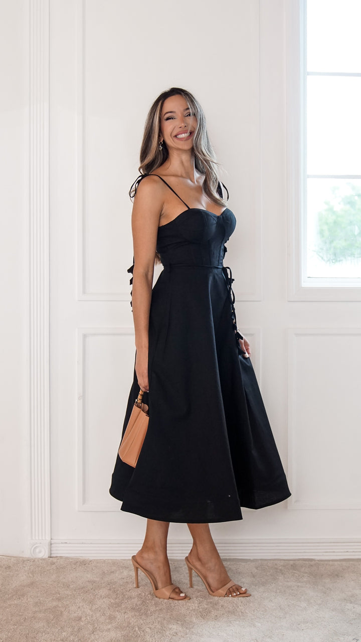 side view image 1 of Caren Midi Dress