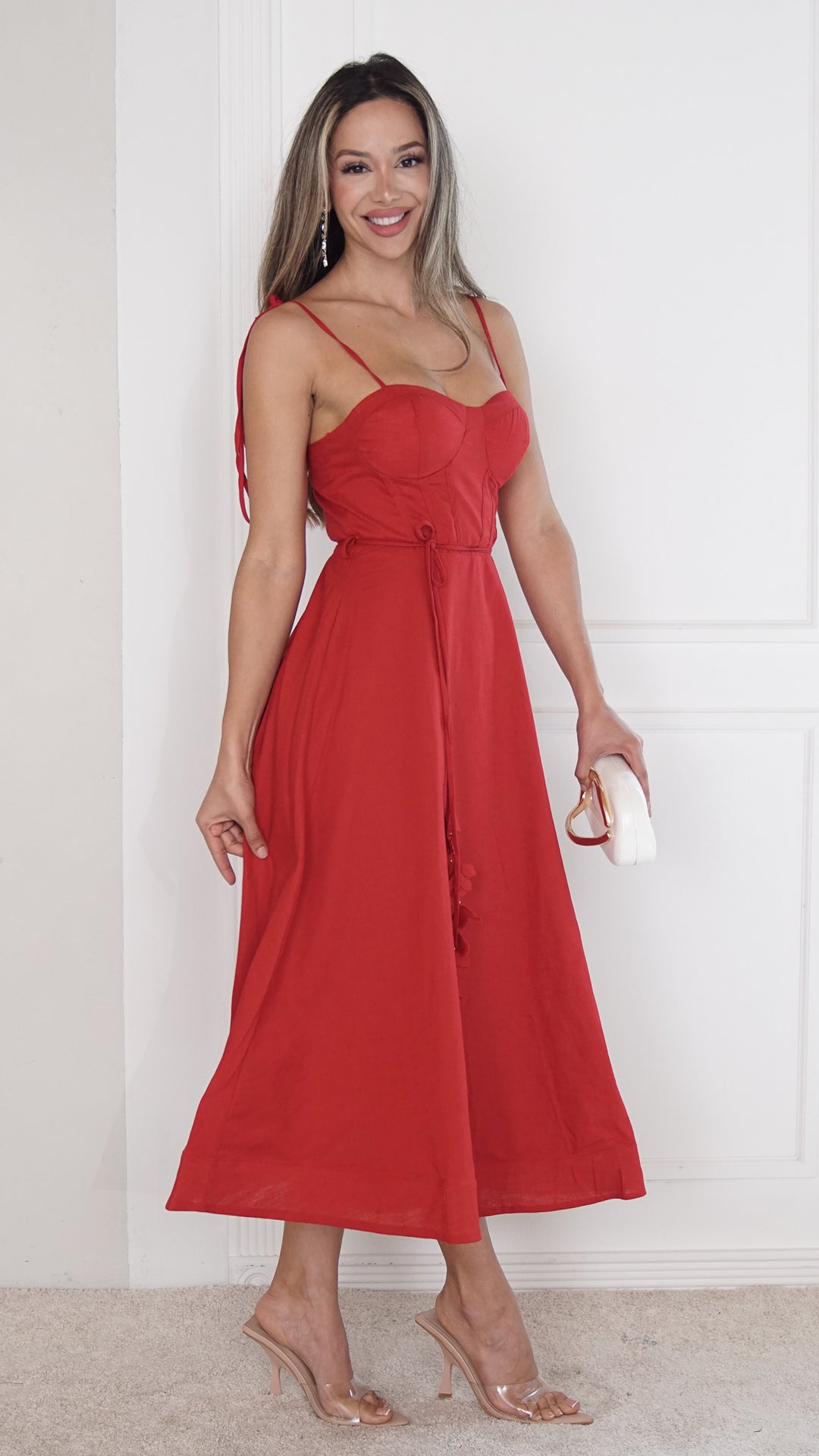 side view image 1 of Ena Midi Dress
