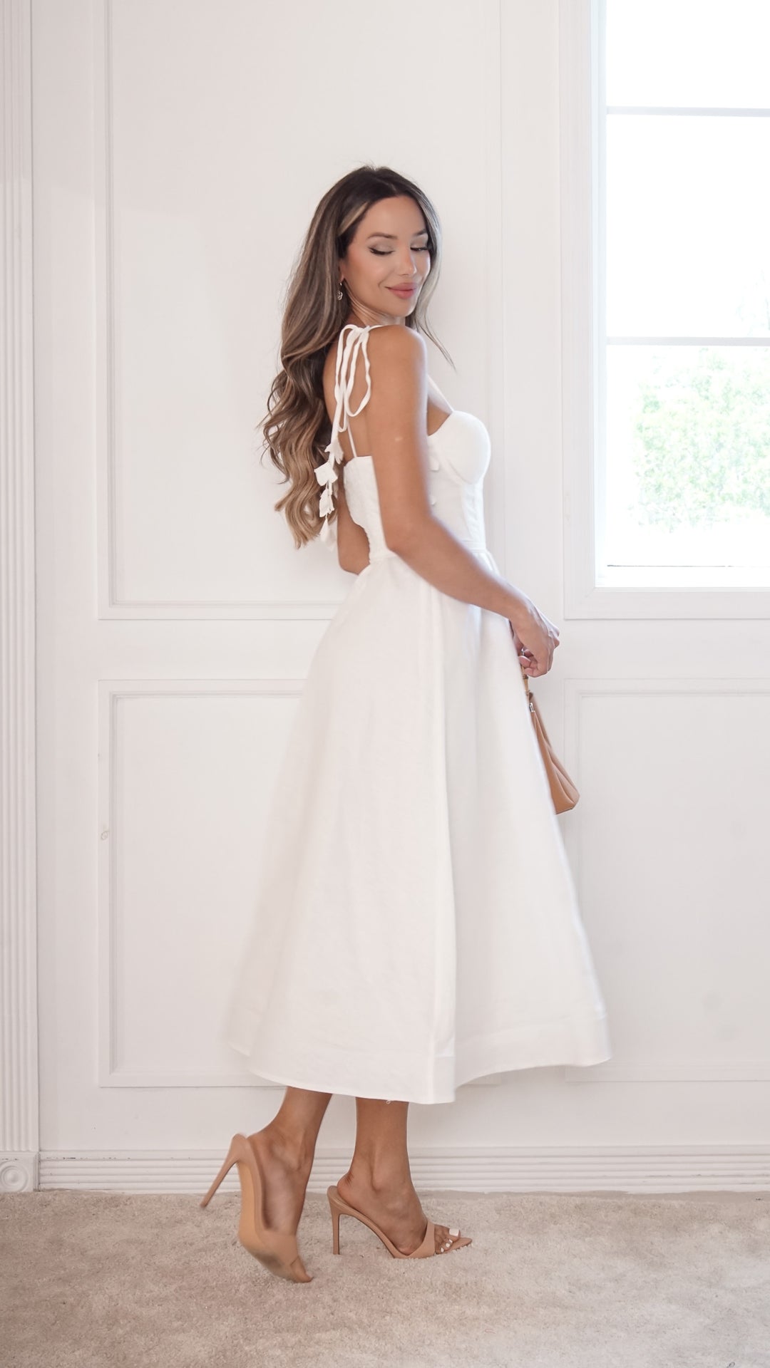 side view image 1 of Caren Midi Dress