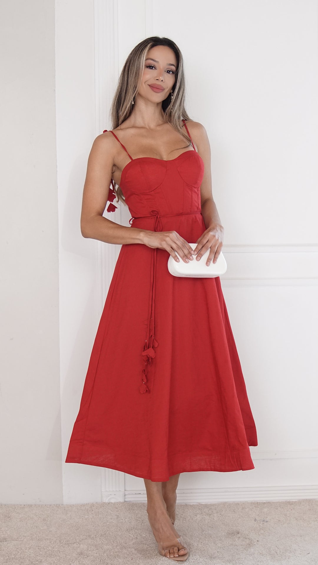 front view image 2 of Ena Midi Dress