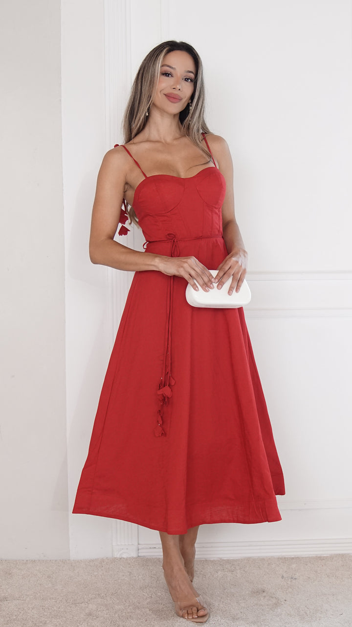 front view image 2 of Ena Midi Dress
