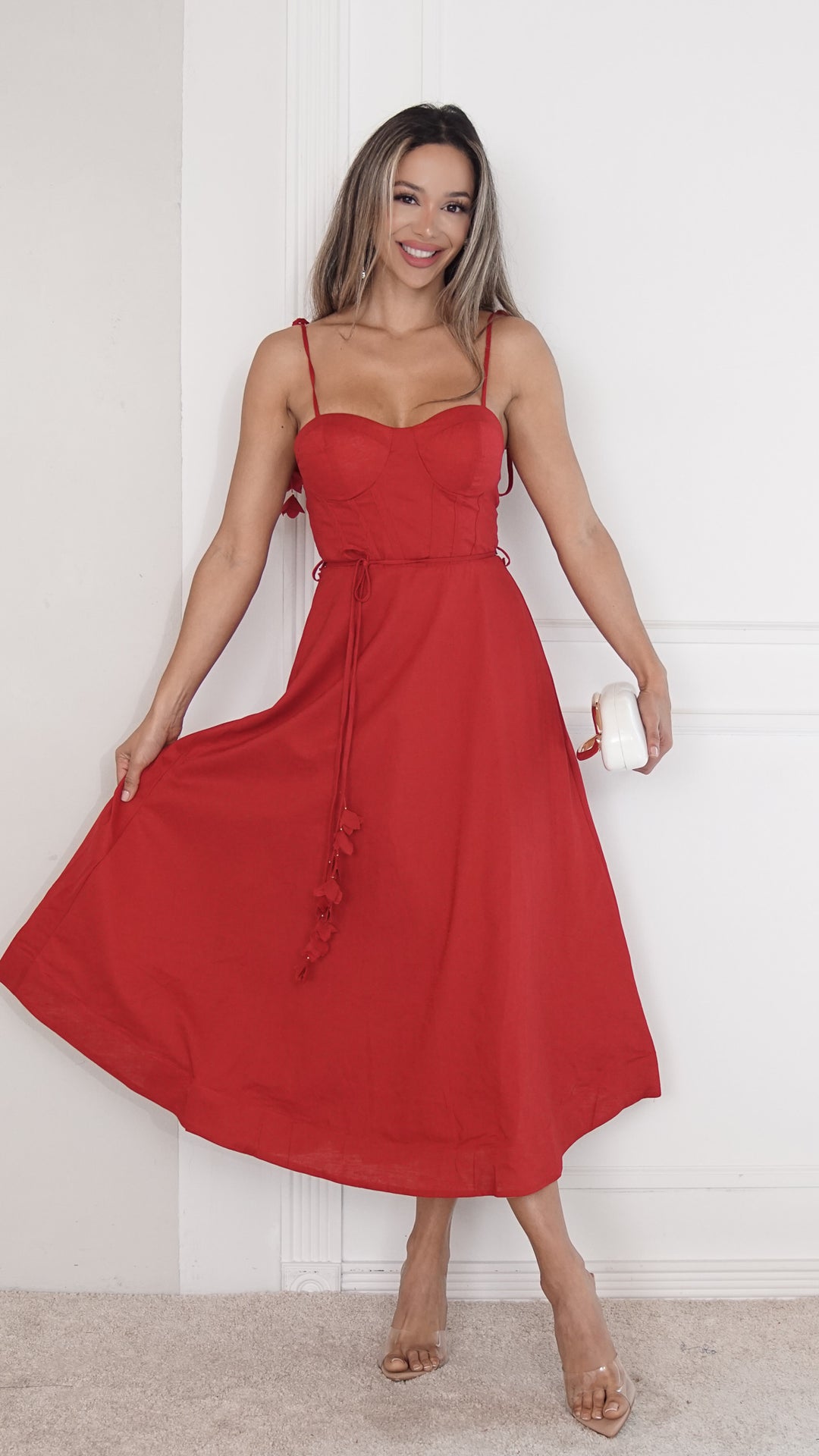front view image 3 of Ena Midi Dress