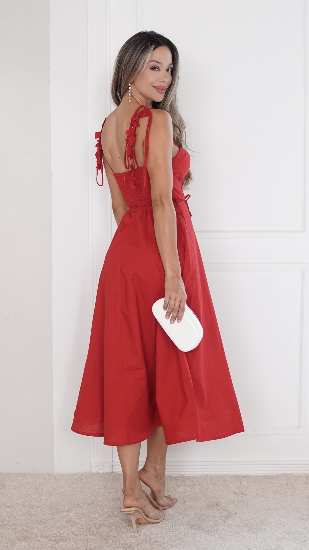 side view image 3 of Ena Midi Dress