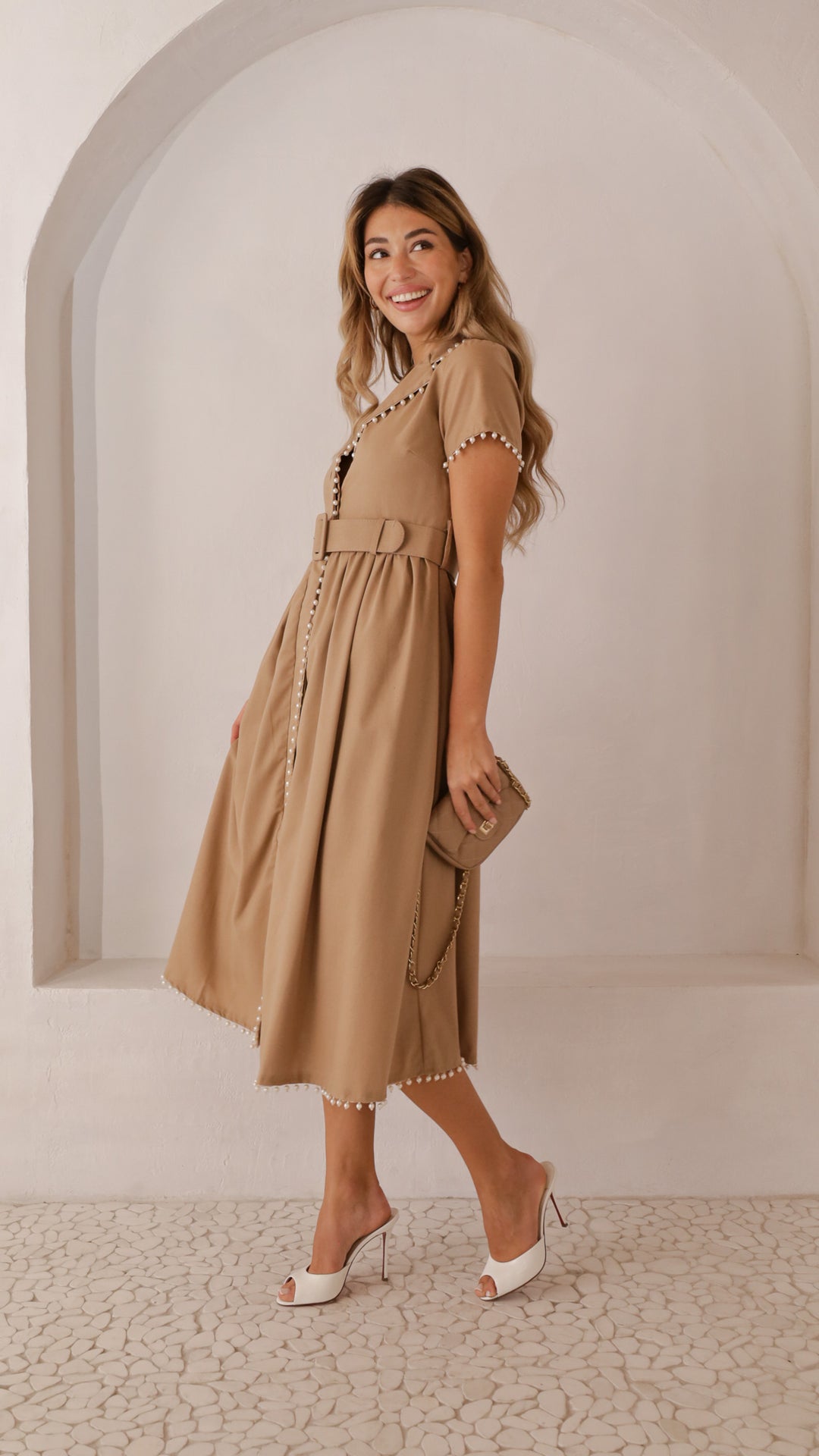 side view image 4 of Althea Midi Dress