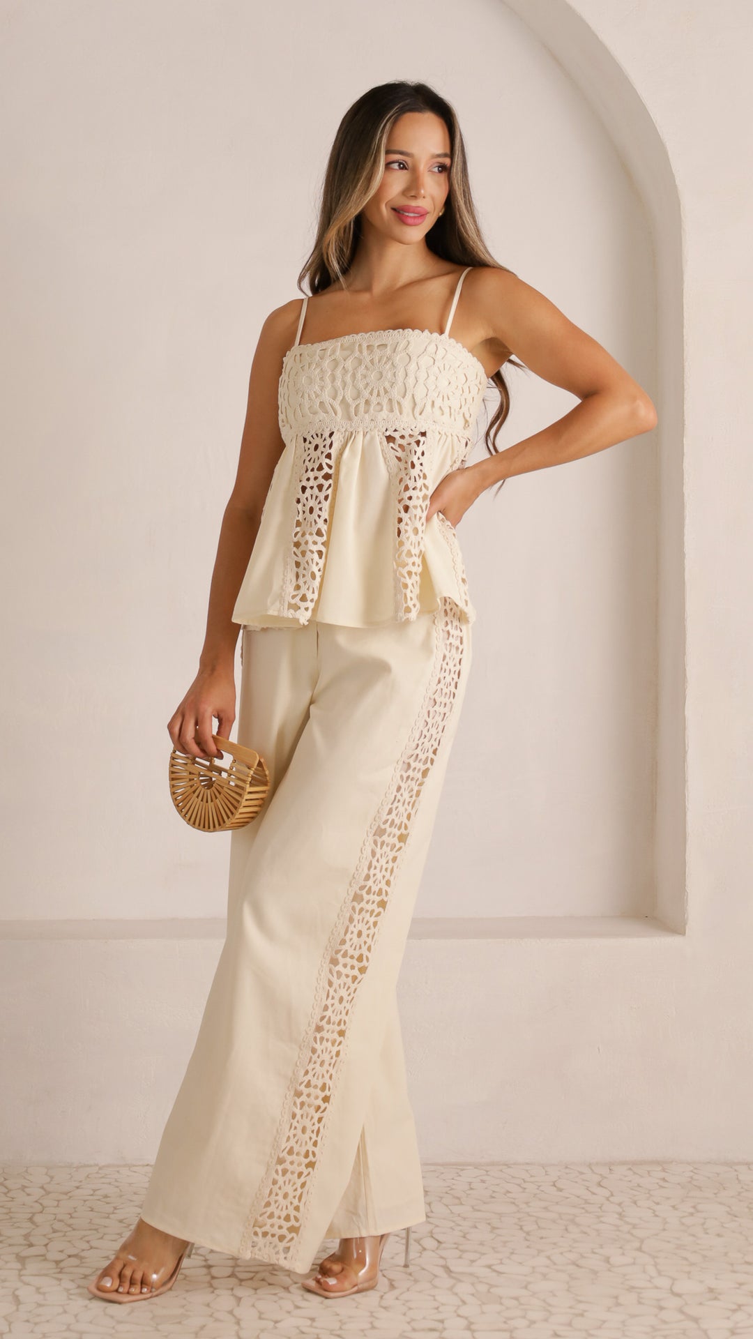 2 image side view_ivory of Sabrina top