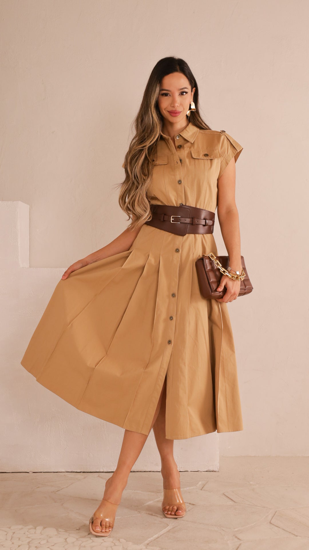 front view image 2 of Erina Midi Dress