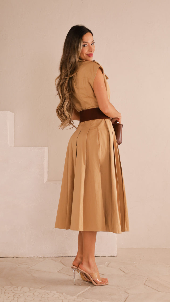 side view image 2 of Erina Midi Dress
