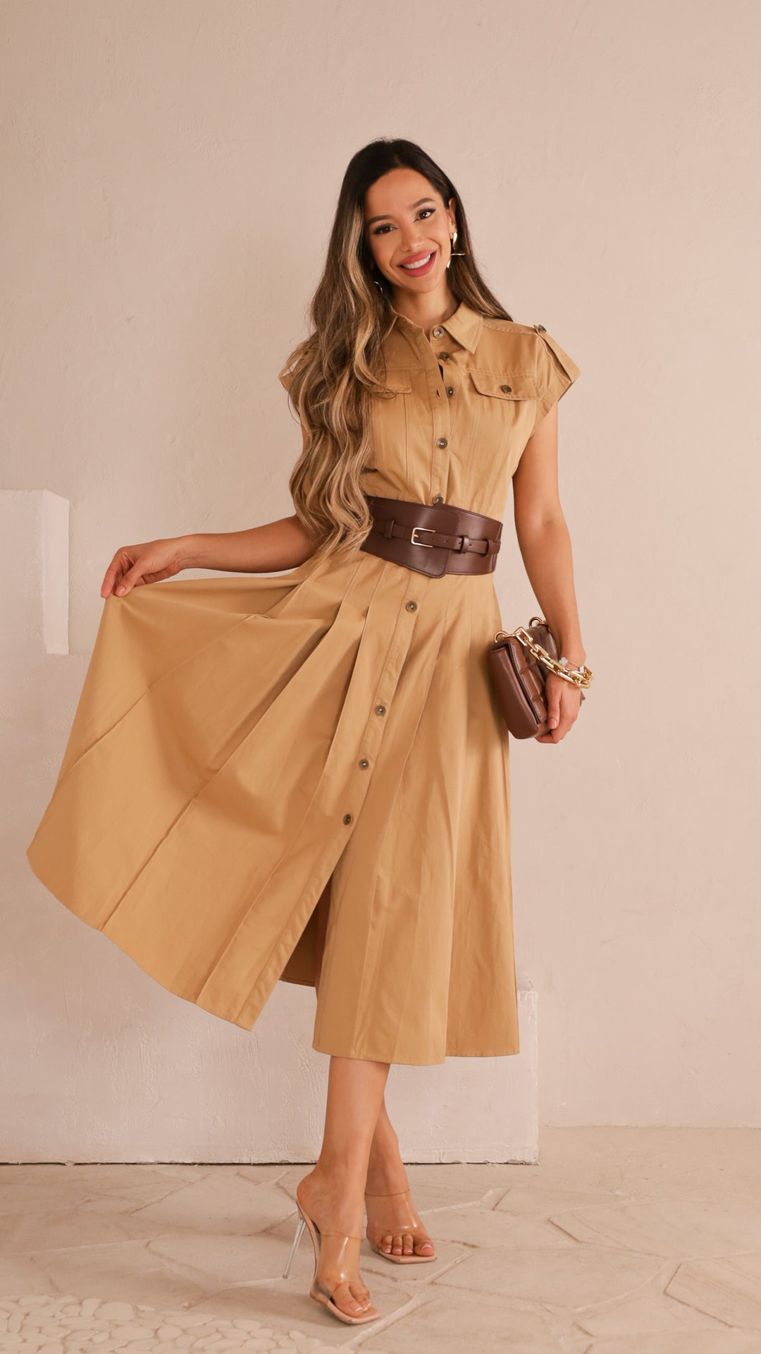 front view image 4 of Erina Midi Dress