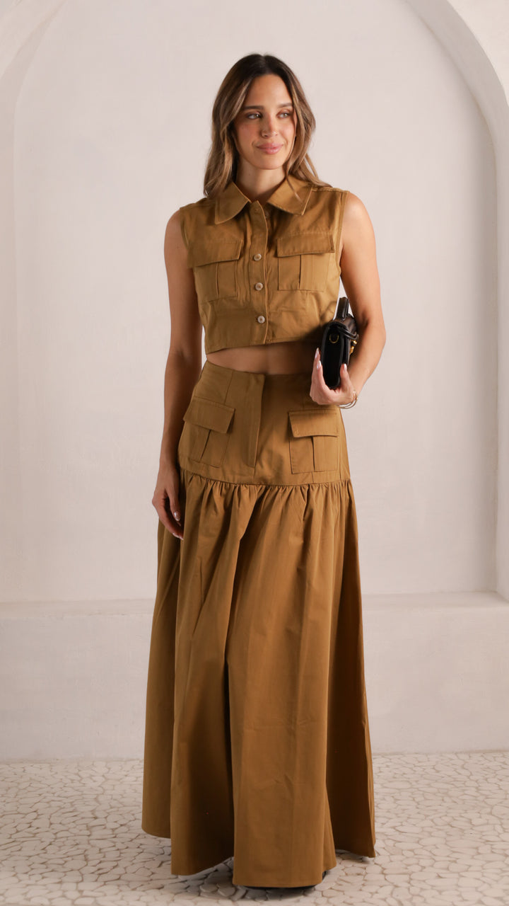 front view image 2 of Fallon Maxi Skirt