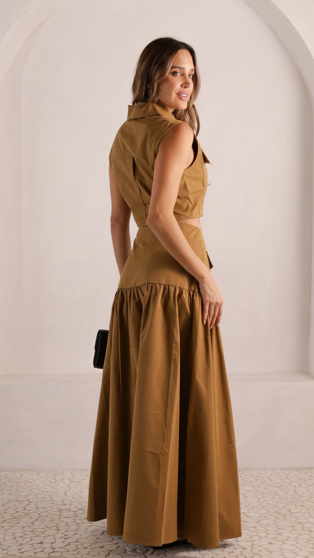 side view image 3 of Fallon Maxi Skirt