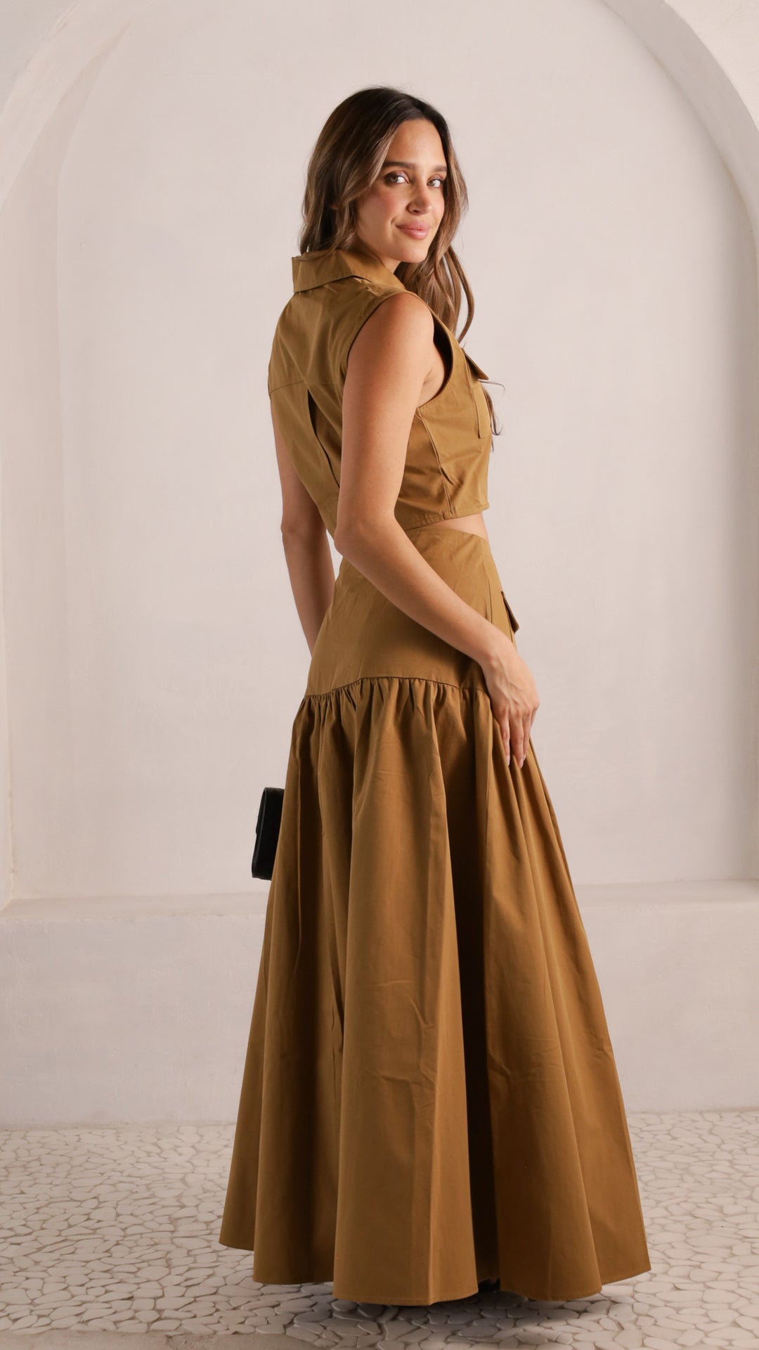 side view image 4 of Fallon Maxi Skirt
