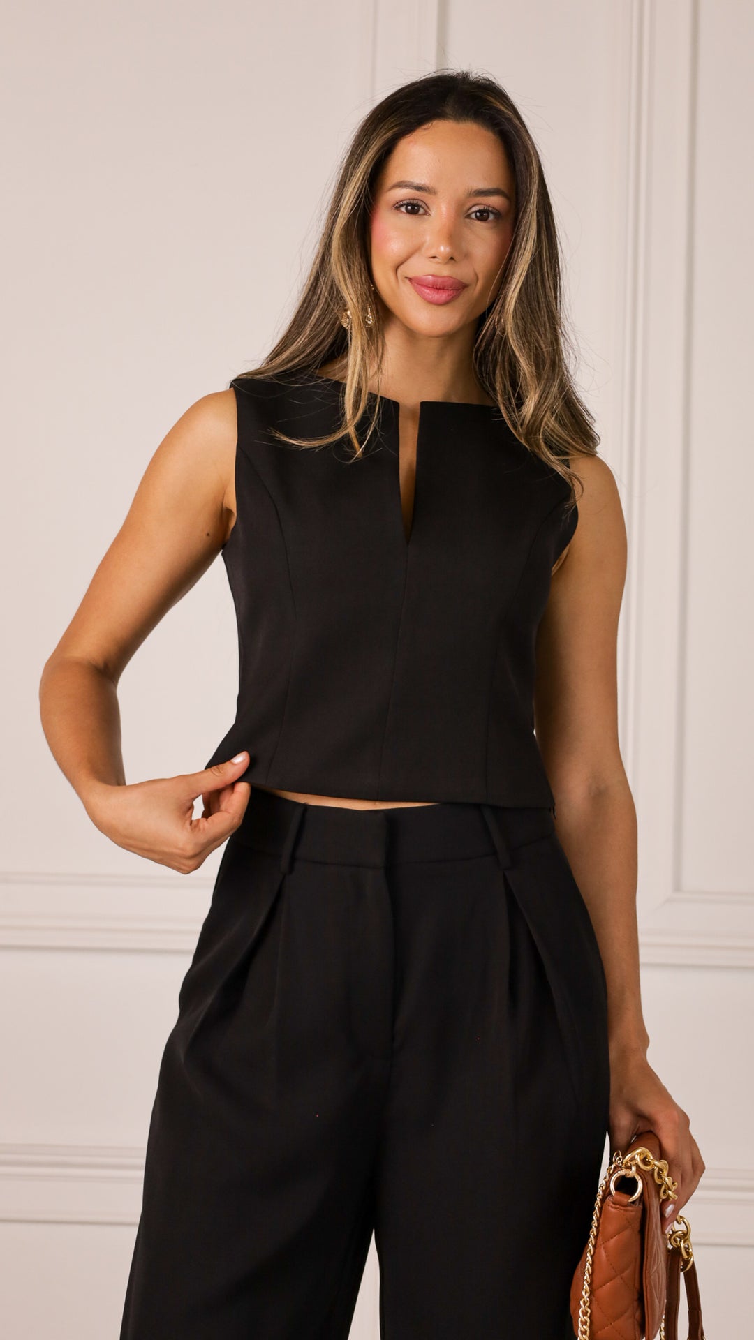 front view image 5 of Elara Sleeveless Top