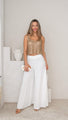 Zaria Metallic Top