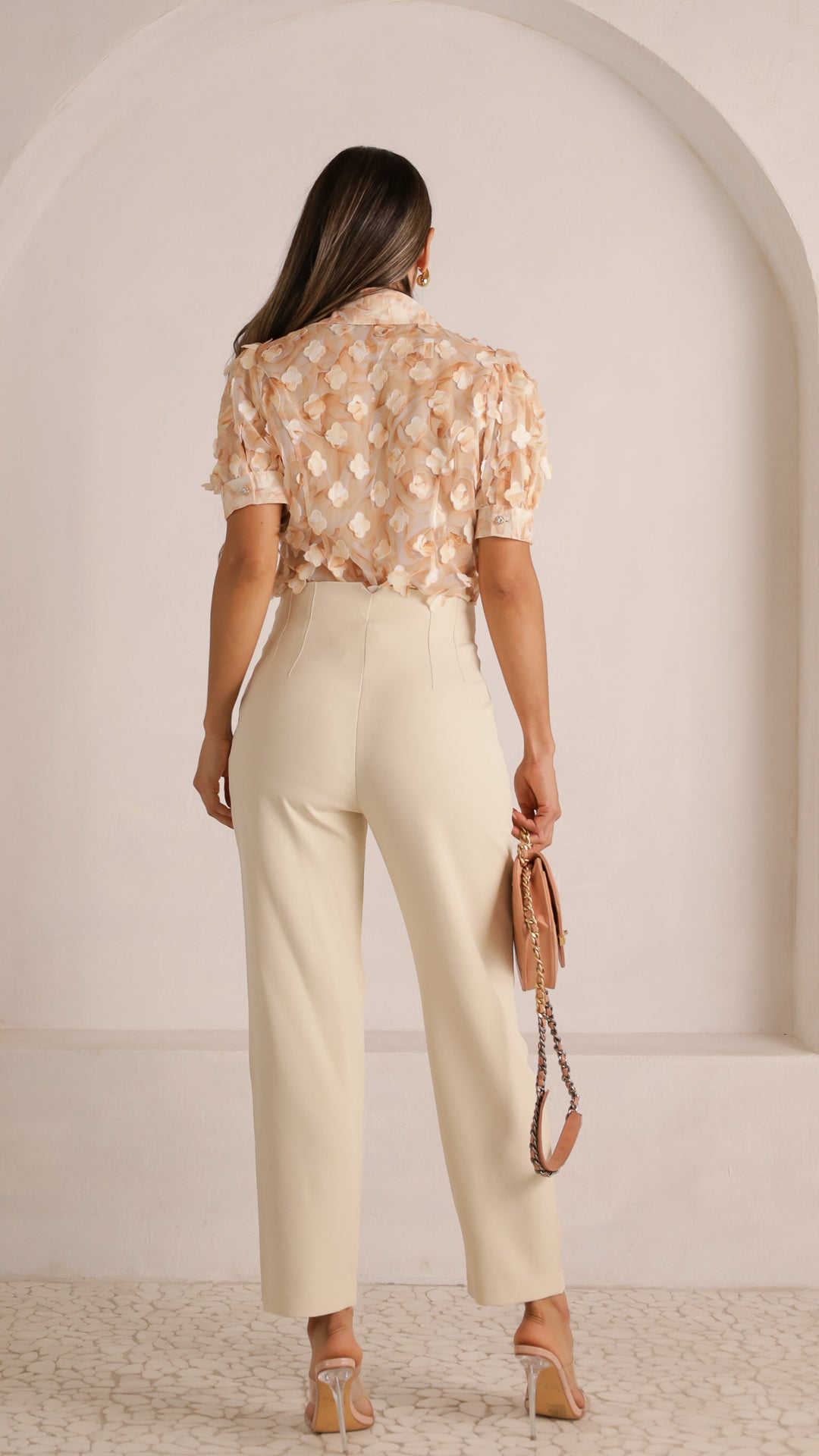 2 image rear view_champagne of Miri Pants