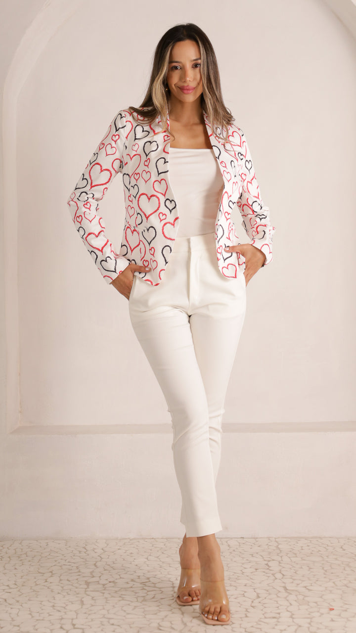 2 image front view_white of Hamara Pants