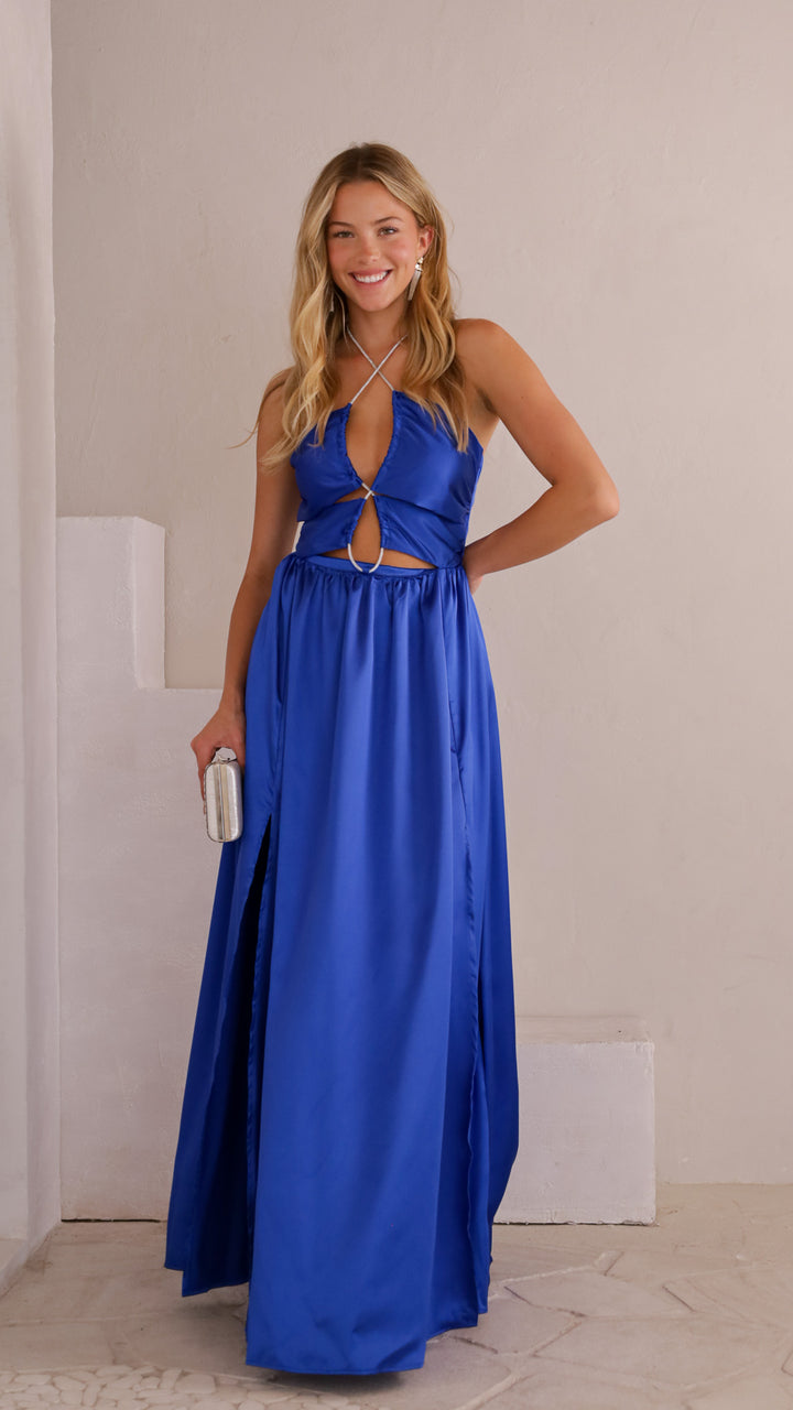 front view image 4 of Liana Satin Maxi Dress