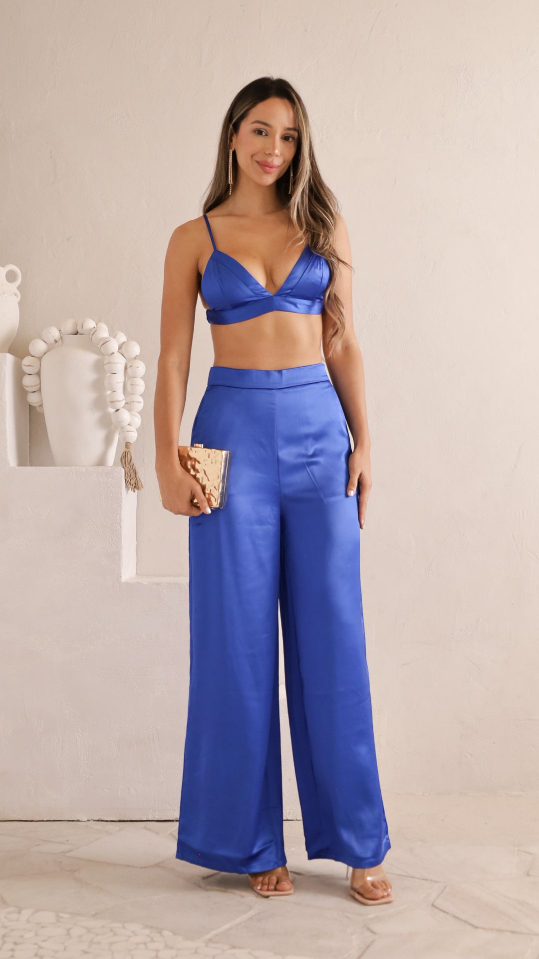 front view image 6 of Tracy  Satin Set