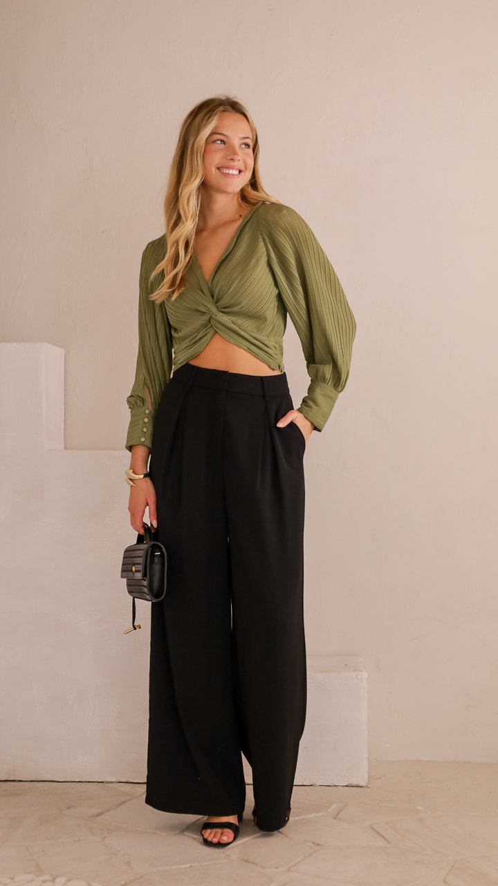 front view image 1 of Dalia Twist Front Top