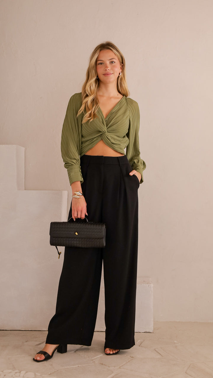 front view image 2 of Dalia Twist Front Top