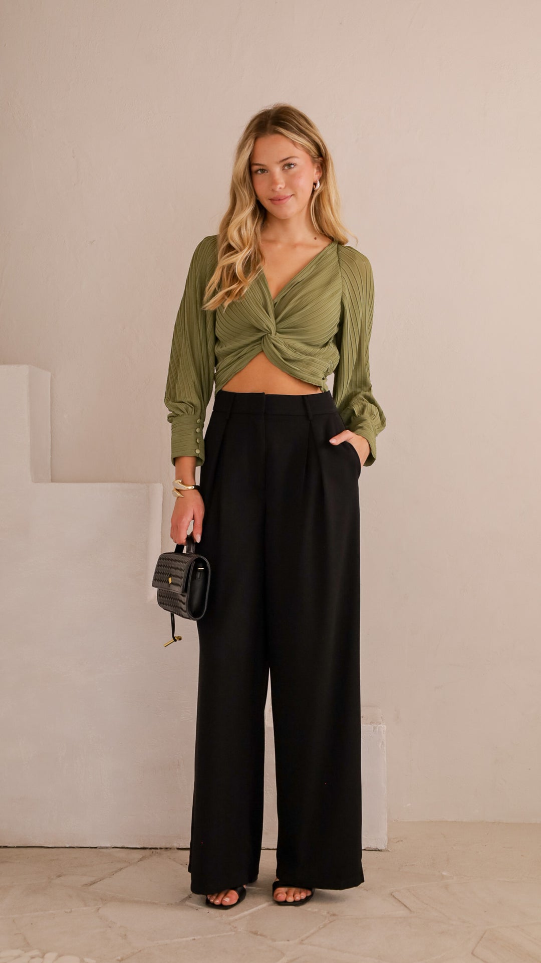 front view image 3 of Dalia Twist Front Top