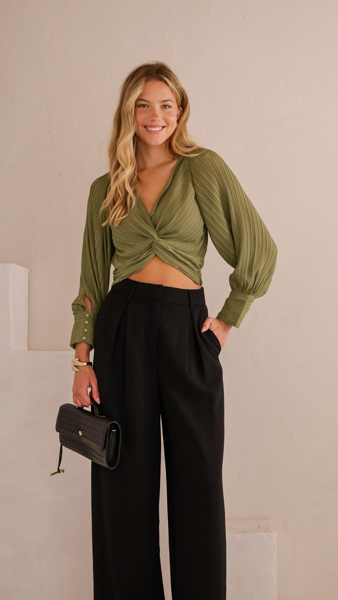 front view image 9 of Dalia Twist Front Top