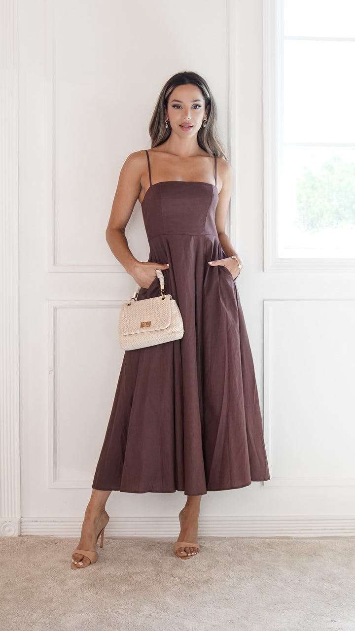 front view image 1 of Vicky Midi Dress