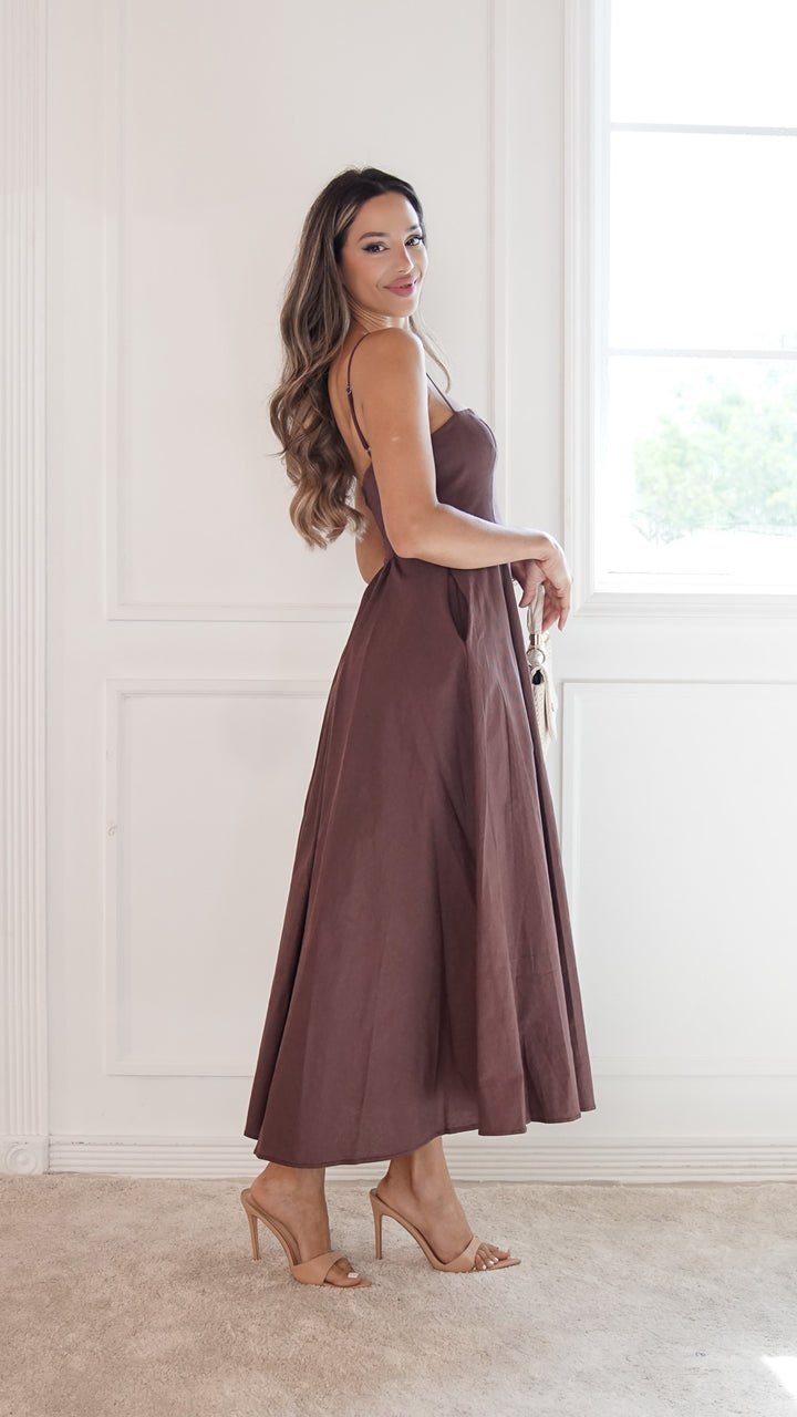 side view image 3 of Vicky Midi Dress