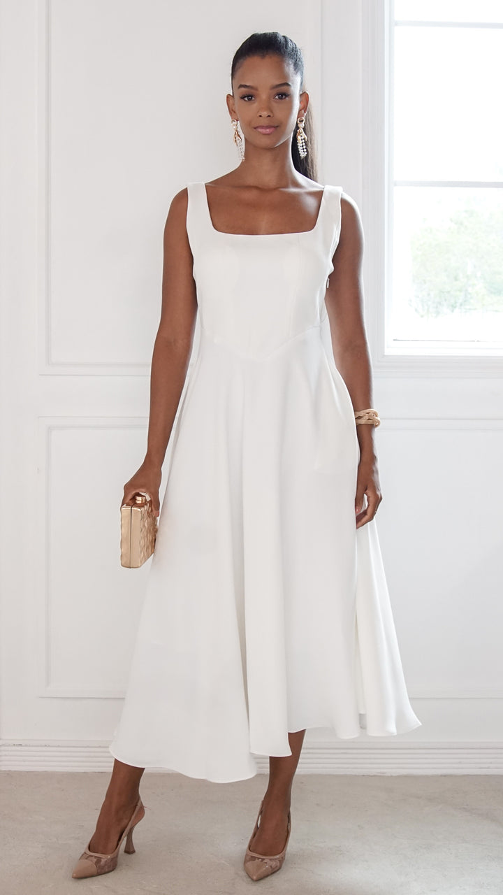 front view image 1 of Elara Midi Dress