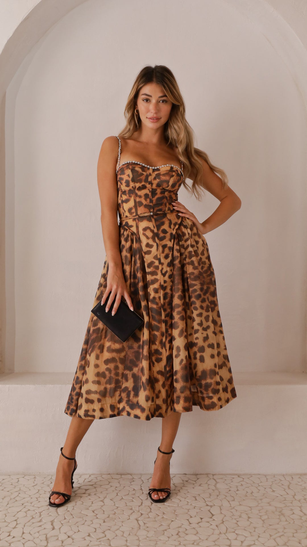 front view image 1 of Leandra Midi Dress