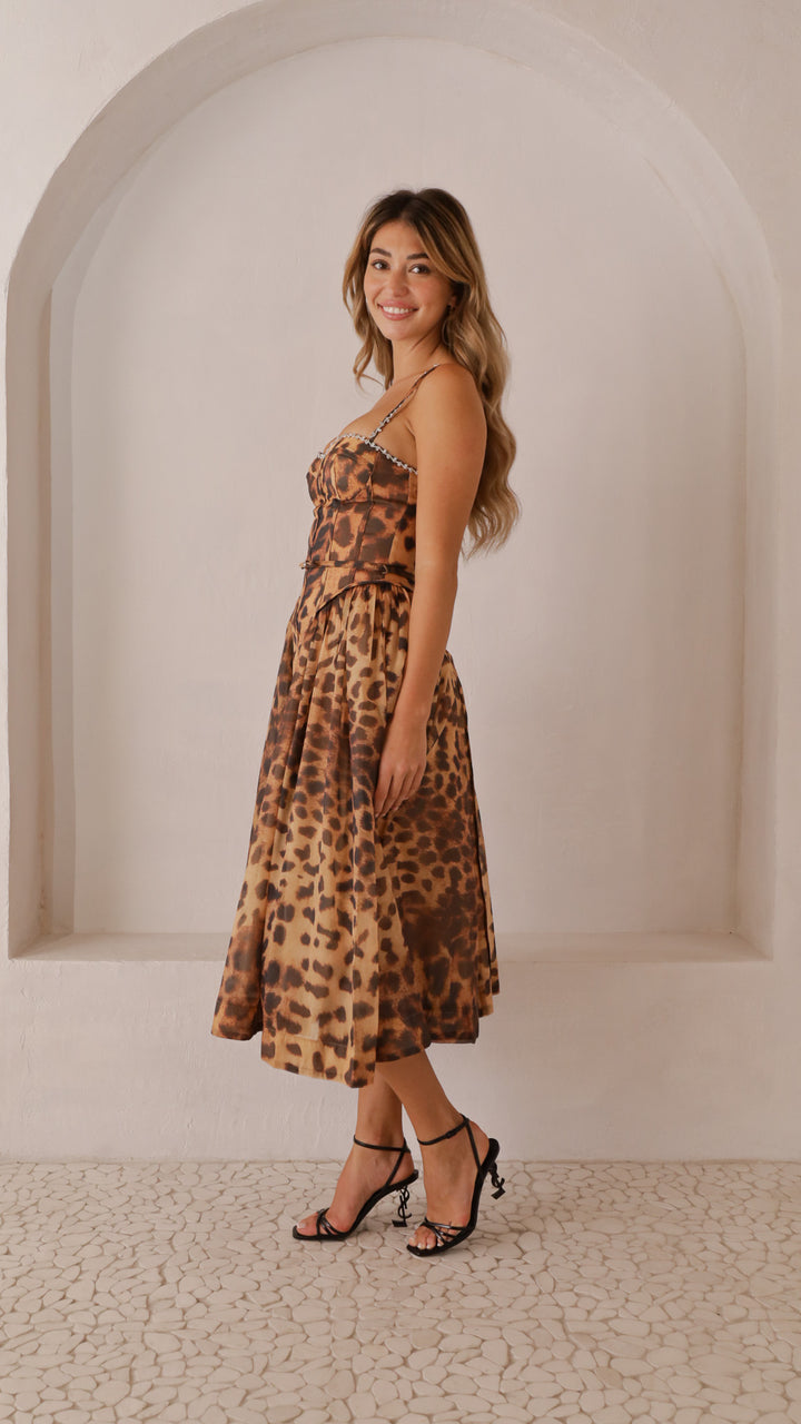 side view image 2 of Leandra Midi Dress