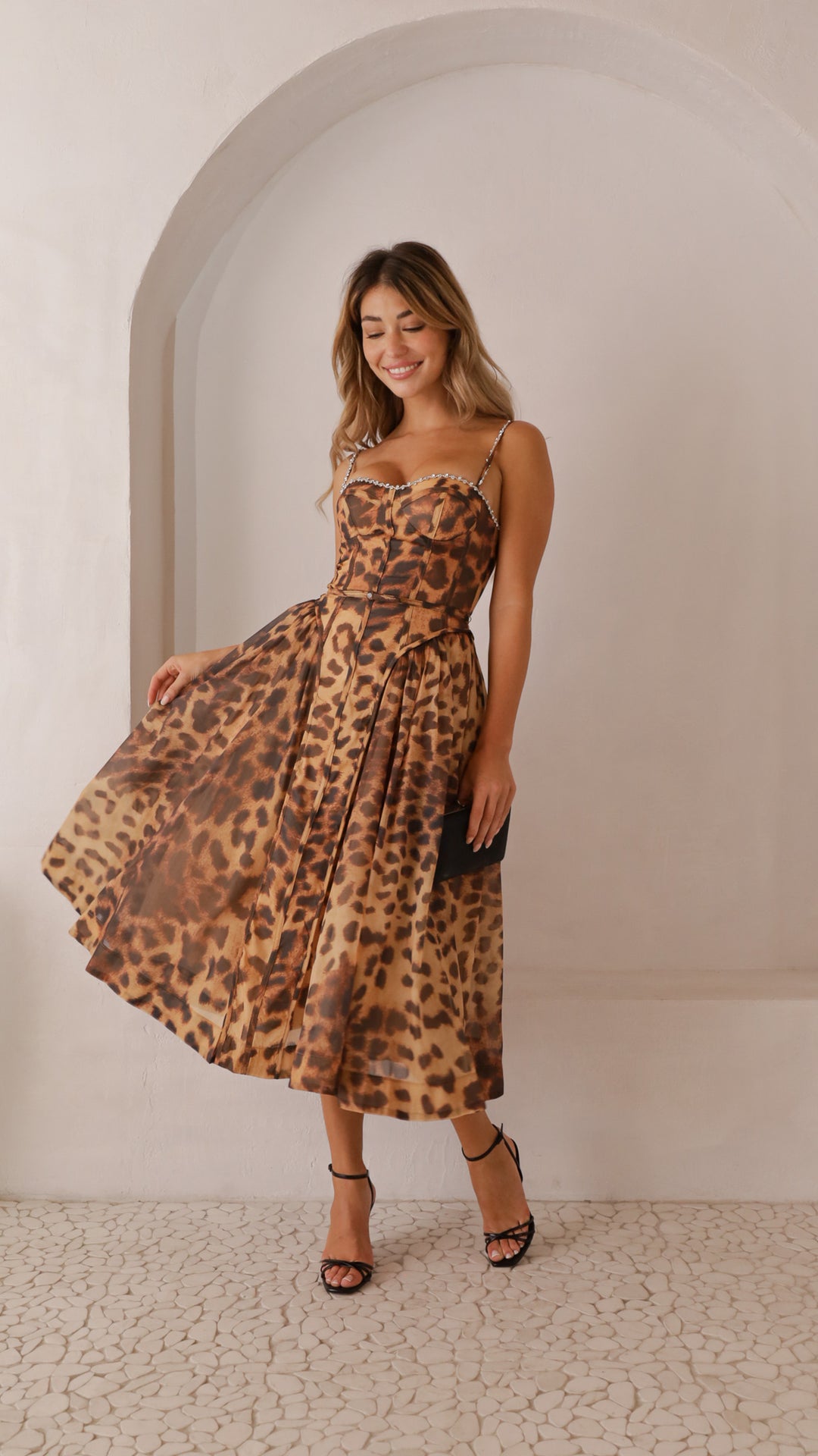 front view image 3 of Leandra Midi Dress