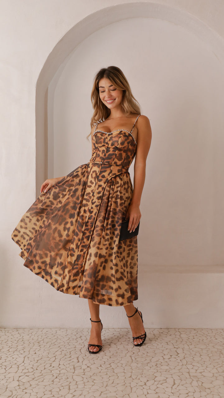 front view image 3 of Leandra Midi Dress