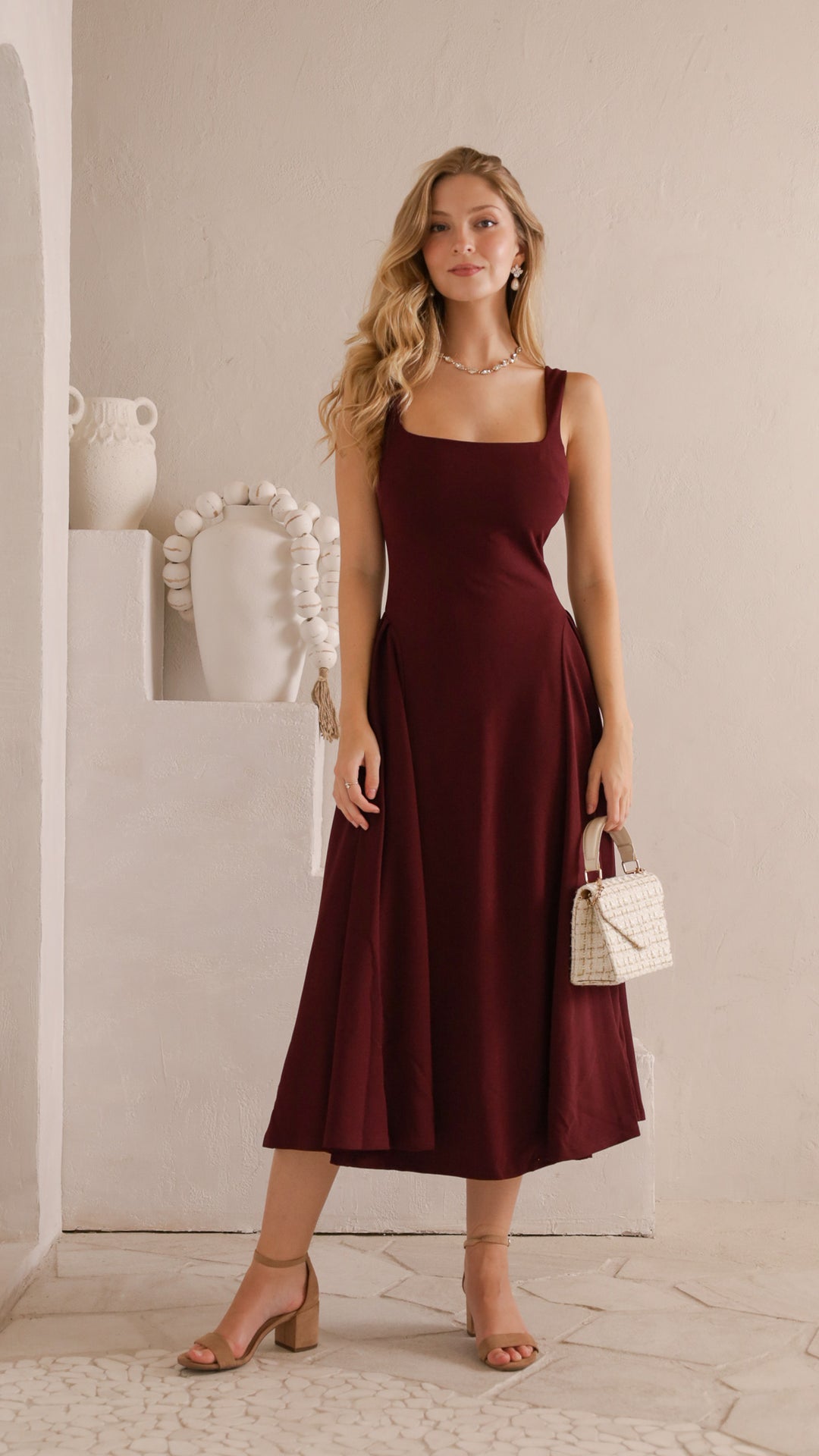 front view image 1 of Isabella Midi Dress