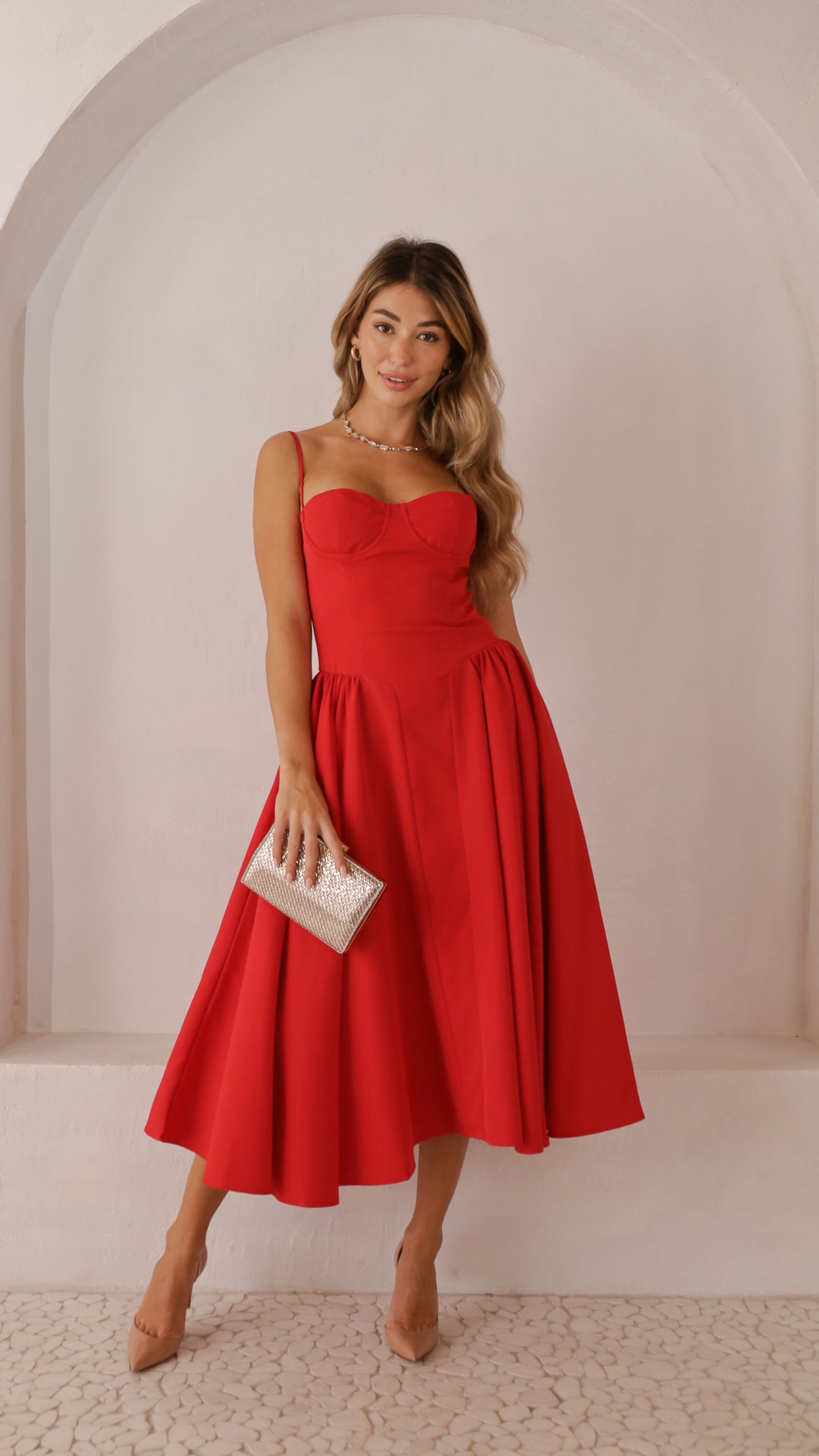 front view image 1 of Riviera Midi Dress