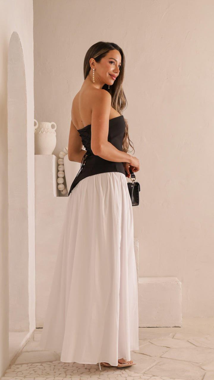 side view image 3 of Jayla Strapless Maxi Dress