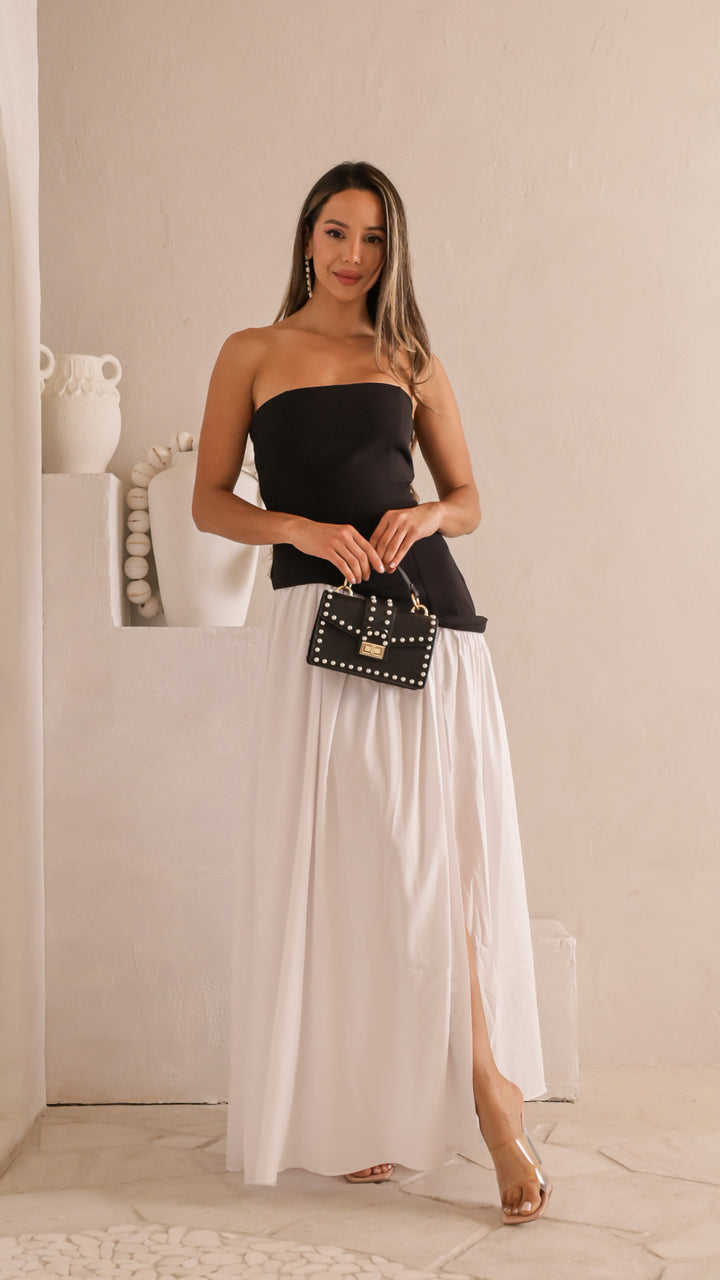 front view image 5 of Jayla Strapless Maxi Dress