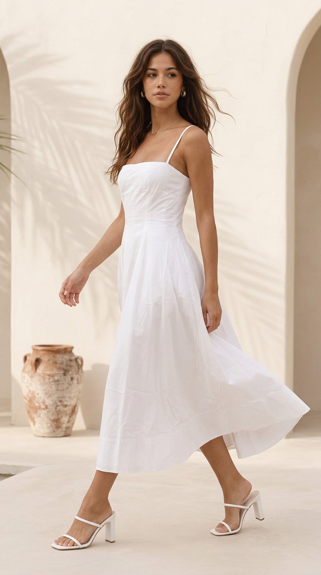 side view image 1 of Galin Midi Dress